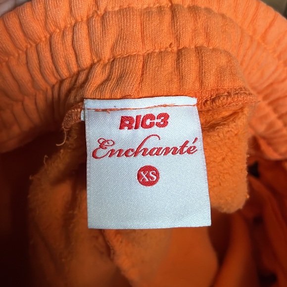Enchante Brand Sweatshorts - Ric3 Orange and Peach - Picture 5 of 5